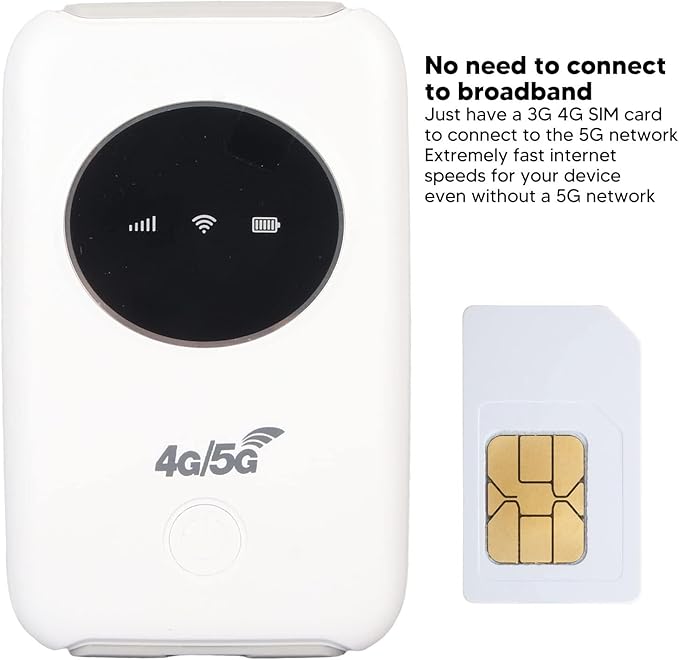 WiFi Modem, Unlocked 5G WiFi Mobile Hotspot